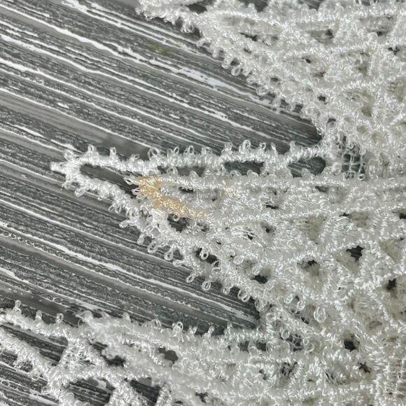 Princess Fabrics Pattern 872 Ballerina Bunny Rabbit Crib Quilt Lace Edge Blanket - Picture 6 of 11